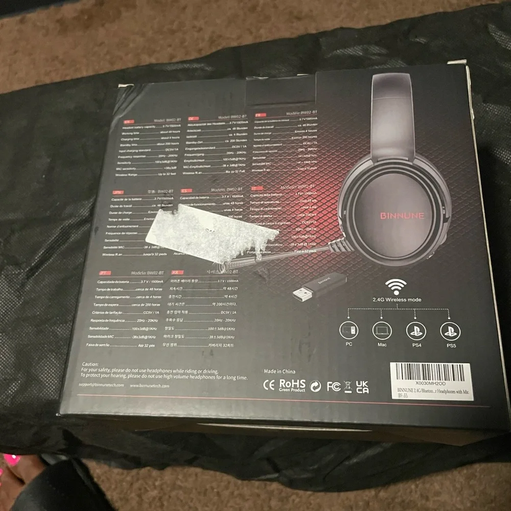 ONIKUMA Wireless Gaming Headset BW02-BT